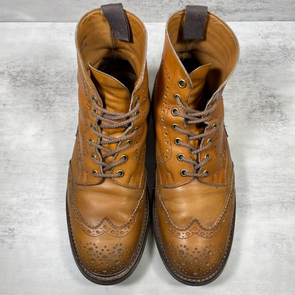 Tricker's Stow Country Boots - Men's Size UK 9.5 / US 10.5 - Tan - Picture 8 of 9